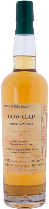 Whisky de centeno bajo en brecha