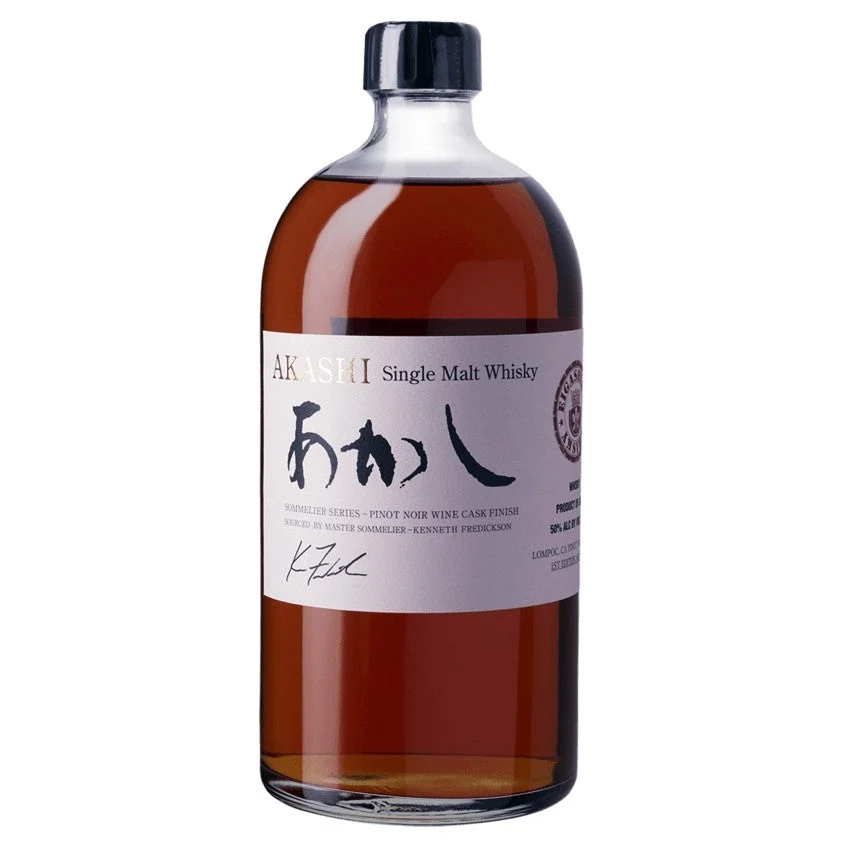 Akashi Sommelier Series Wine Cask Matured Single Malt Japanese Whisky - Whiskey
