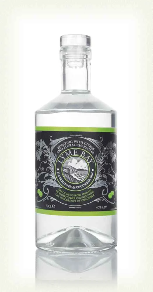 Lyme Bay Elderflower & Cucumber Gin | 700ML
