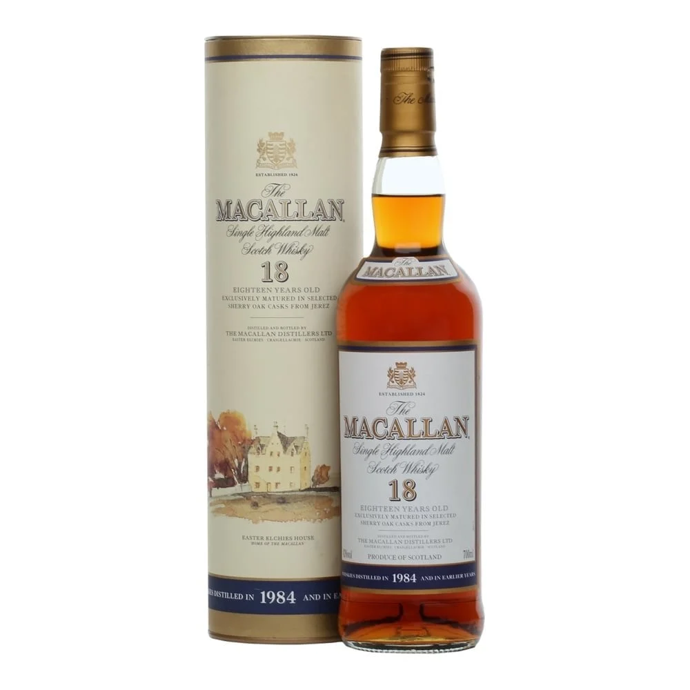 The Macallan 18 Year Old 1984 Sherry Oak Single Malt Scotch Whisky - Whiskey