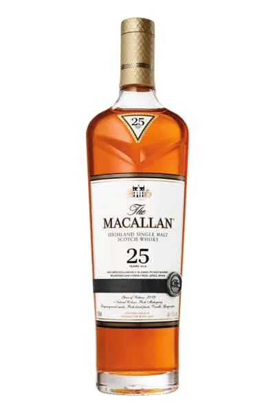 The Macallan 25 Year Old Sherry Oak Single Malt Scotch Whisky - Whiskey