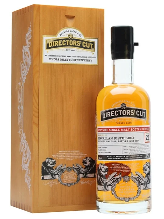 Macallan 1993 21 Year Old Directors' Cut Speyside Single Malt Scotch Whisky
