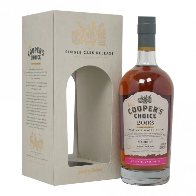 The Cooper's Choice 2003 Macduff Distillery Vintage Distillation Limited Edition Single Cask Release Single Malt Scotch Whisky - Whiskey
