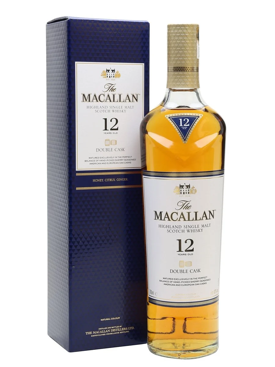 Macallan 12 Year Old Double Cask Speyside Single Malt Scotch Whisky | 700ML - Whiskey