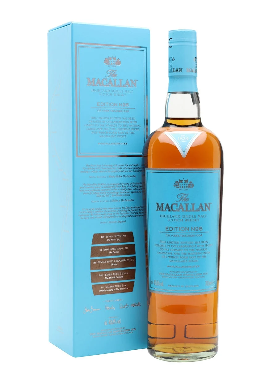 Macallan Edition No. 6 Speyside Single Malt Scotch Whisky - Whiskey