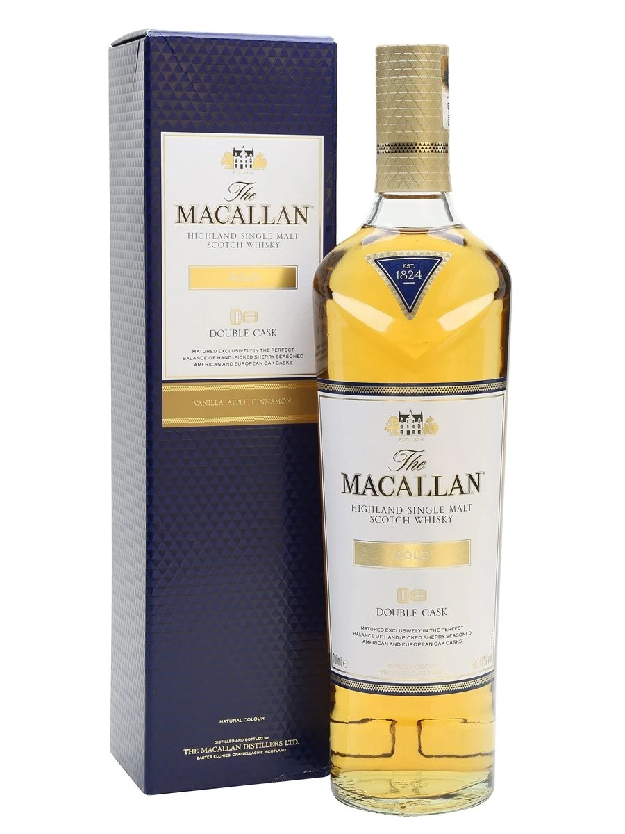 Macallan Double Cask Gold Speyside Single Malt Scotch Whisky | 700ML - Whiskey
