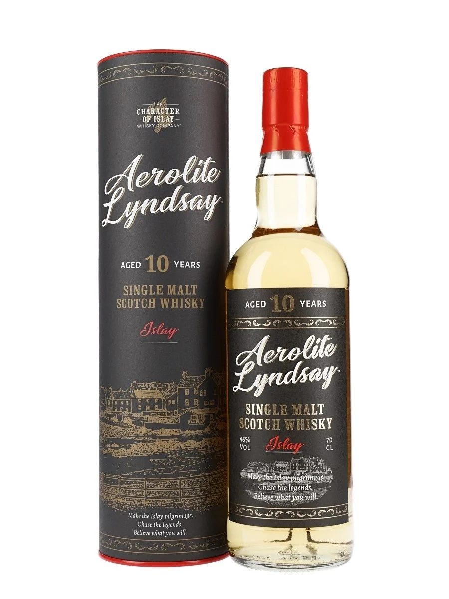 Aerolite Lyndsay 10 Year Old Islay Single Malt Scotch Whisky | 700ML - Whiskey