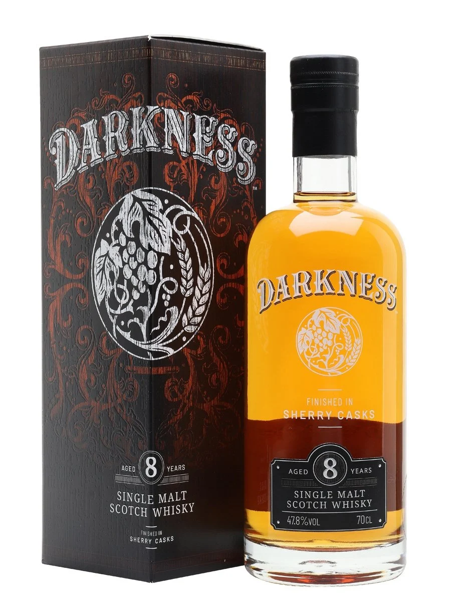 Darkness 8 Year Old Sherry Finish Single Malt Scotch Whisky | 700ML - Whiskey