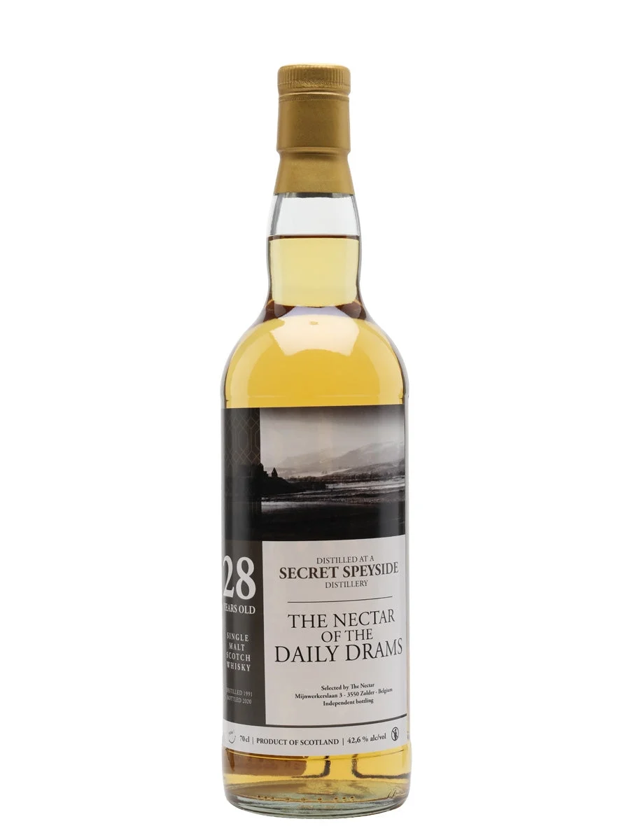 Secret Speyside 1991 28 Year Old Daily Dram Speyside Single Malt Scotch Whisky | 700ML - Whiskey