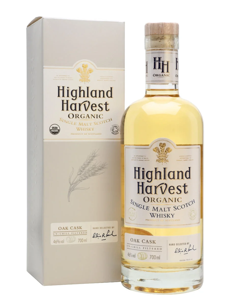 Whisky escocés de malta única orgánico Highland Harvest | 700ML
