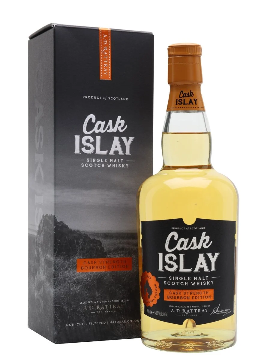Cask Islay Cask Strength Bourbon Edition Islay Single Malt Scotch Whisky | 700ML - Whiskey