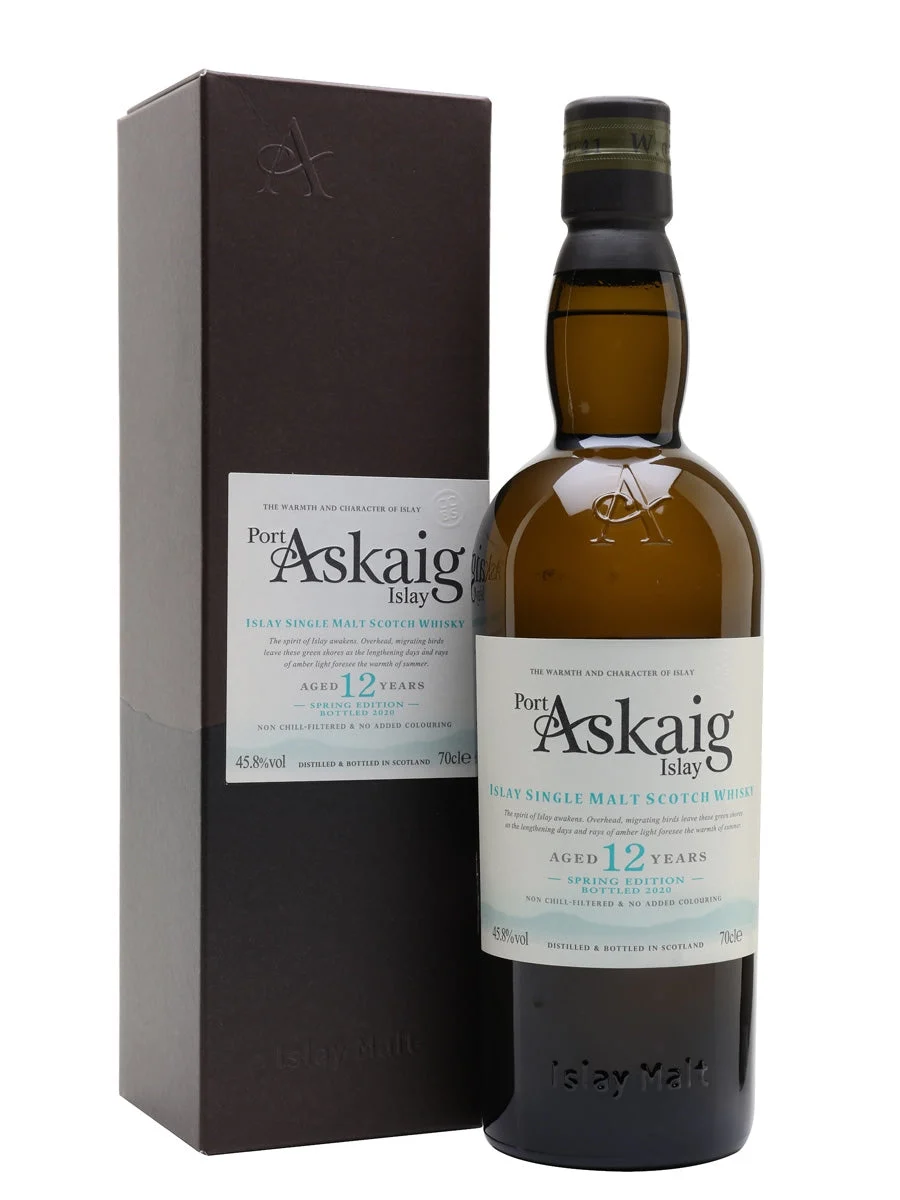 Port Askaig 12 Year Old Spring Edition Islay Single Malt Scotch Whisky | 700ML - Whiskey