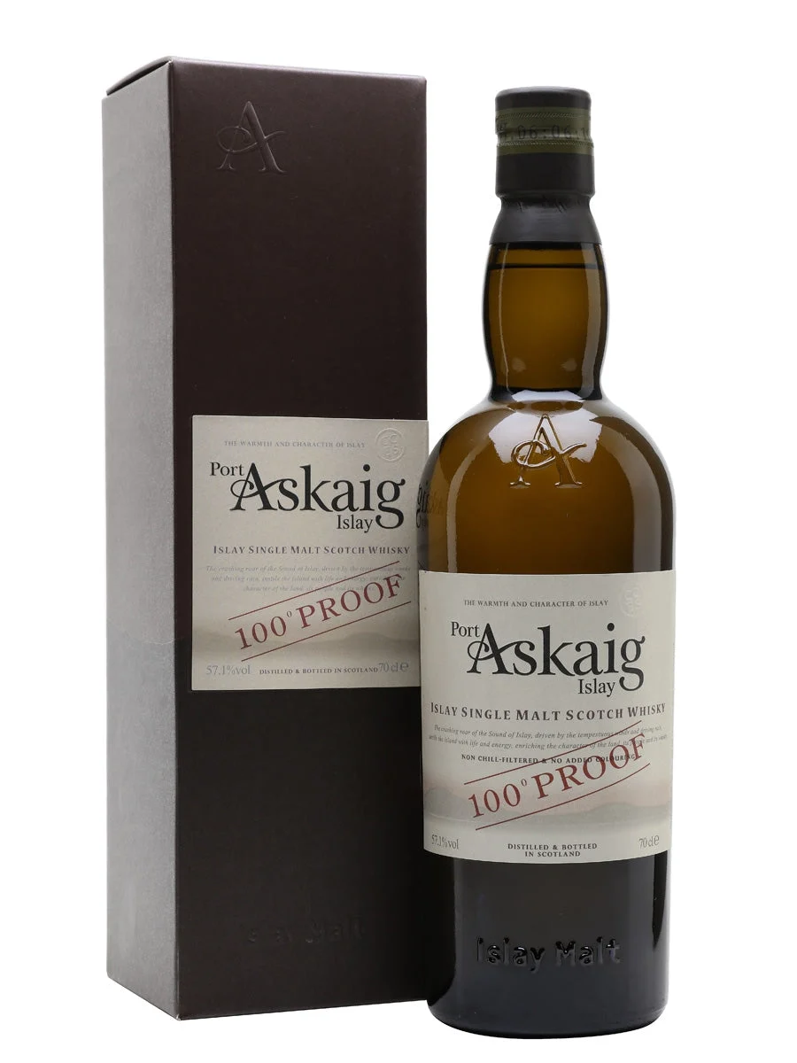 Port Askaig 100° Proof Islay whisky escocés de malta única | 700ML