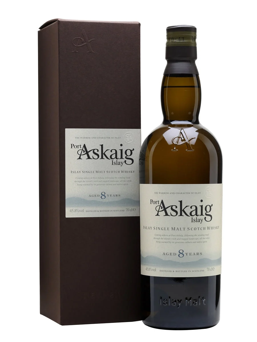 Port Askaig 8 Year Old Islay Single Malt Scotch Whisky - Whiskey