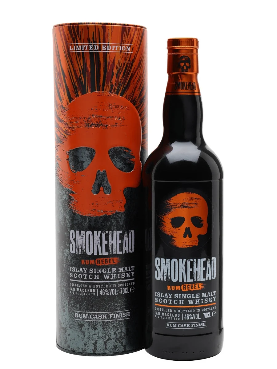 Smokehead Rum Rebel Islay Single Malt Scotch Whisky | 700ML - Whiskey