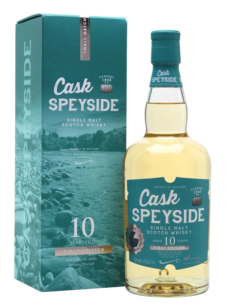 Cask Speyside 10 años Primera edición Whisky escocés de pura malta de Speyside | 700ML