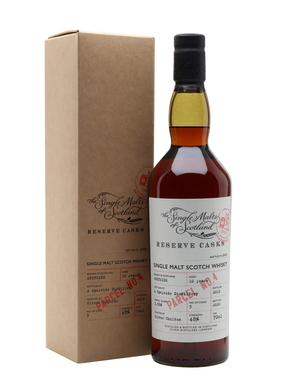 Speyside 10 años Sherry Cask Reserve Cask - Parcela No.4 Whisky escocés Speyside Single Malts | 700ML
