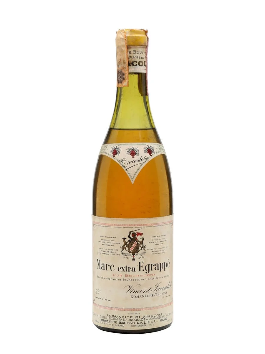 Vincent Jacoulot Marc De Bourgogne Bot.1970s Brandy | 1L
