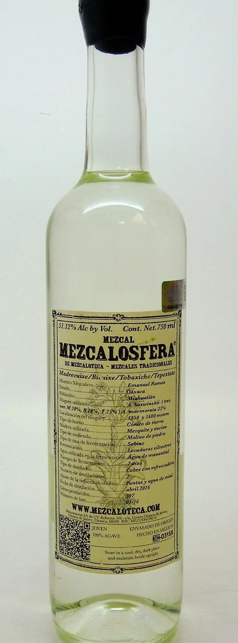 Mezcalosfera Madrecuixe/?Bicuixe/?Tobaxiche/?Tepextate – Emanuel Ramos Mezcal