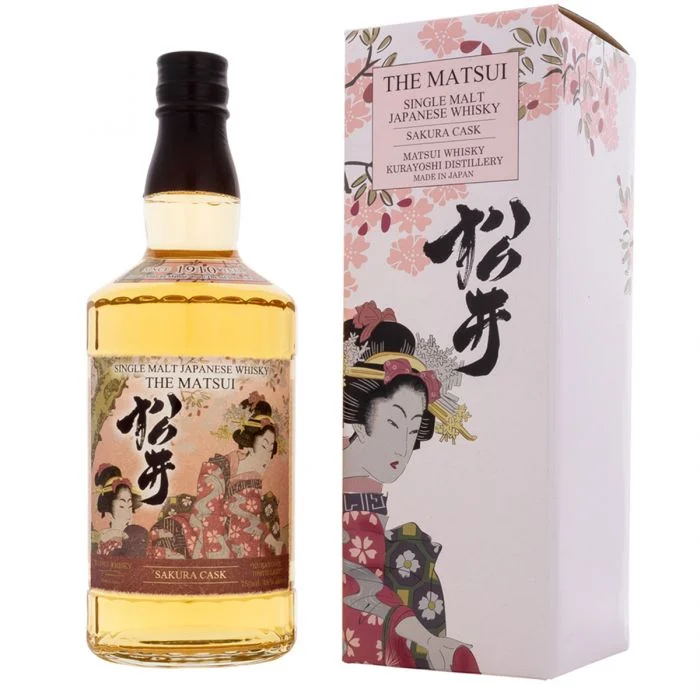 The Matsui Sakura Cask Single Malt Japanese Whisky - Whiskey
