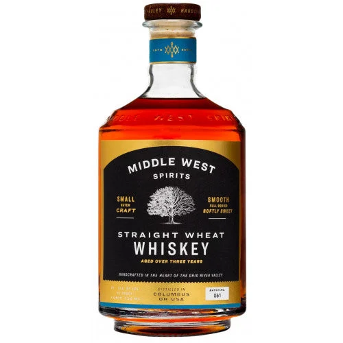 Whisky Bourbon de trigo puro de Middle West Spirits