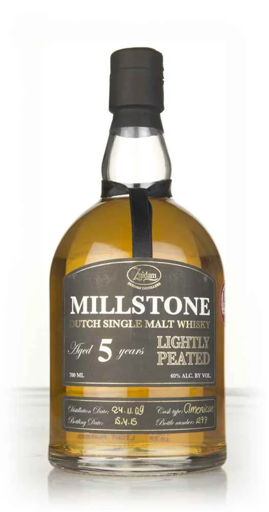 Millstone 5 Year Old Lightly Peated Dutch Single Malt Whisky | 700ML - Whiskey