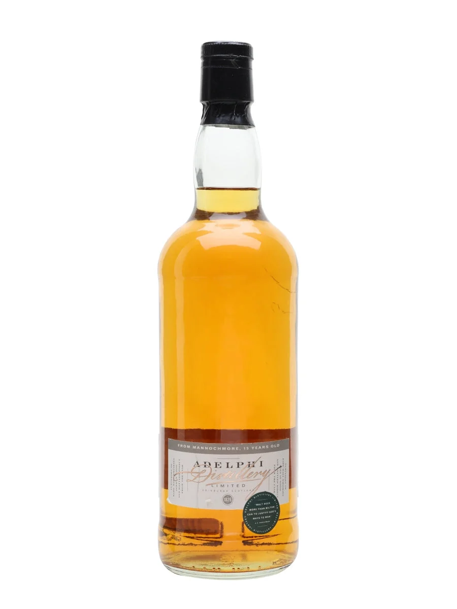 Mannochmore 1982 15 Year Old Adelphi Speyside Single Malt Scotch Whisky - Whiskey