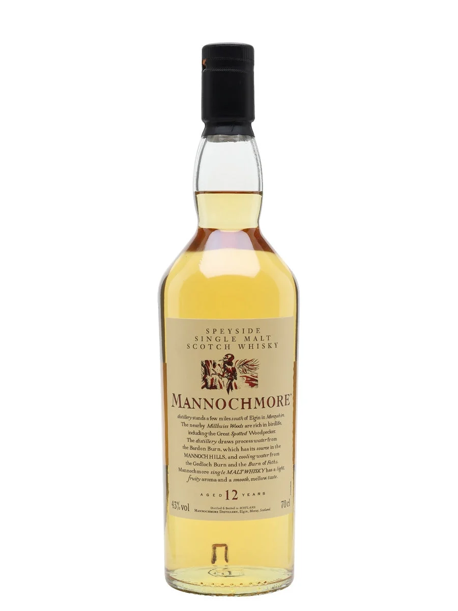 Mannochmore 12 Year Old Flora & Fauna Speyside Single Malt Scotch Whisky | 700ML - Whiskey
