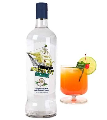 Montego Bay Carribean Rum Coconut Liqueur
