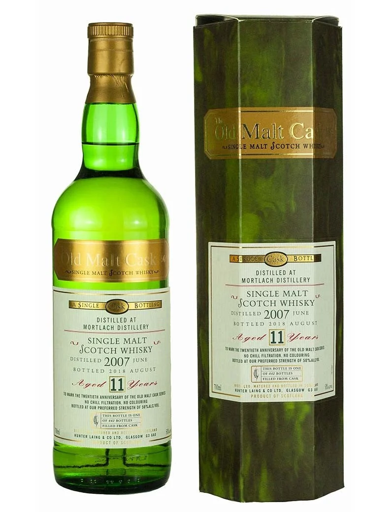 Mortlach 2007 Old Malt Cask 11 Year Old 20th Anniversary Single Malt Scotch Whisky - Whiskey