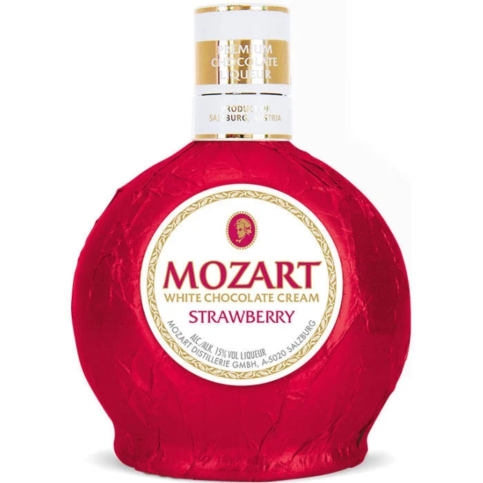 Mozart White Chocolate Strawberry Cream Liqueur