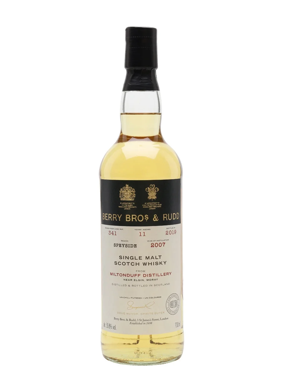 Miltonduff 2007 11 Year Old Berry Bros & Rudd Speyside Single Malt Scotch Whisky | 700ML