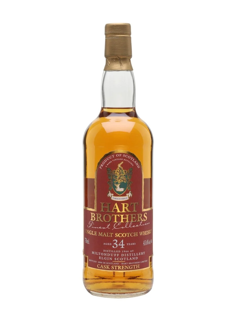 Miltonduff 1966 34 Year Old Hart Bros Speyside Single Malt Scotch Whisky - Whiskey