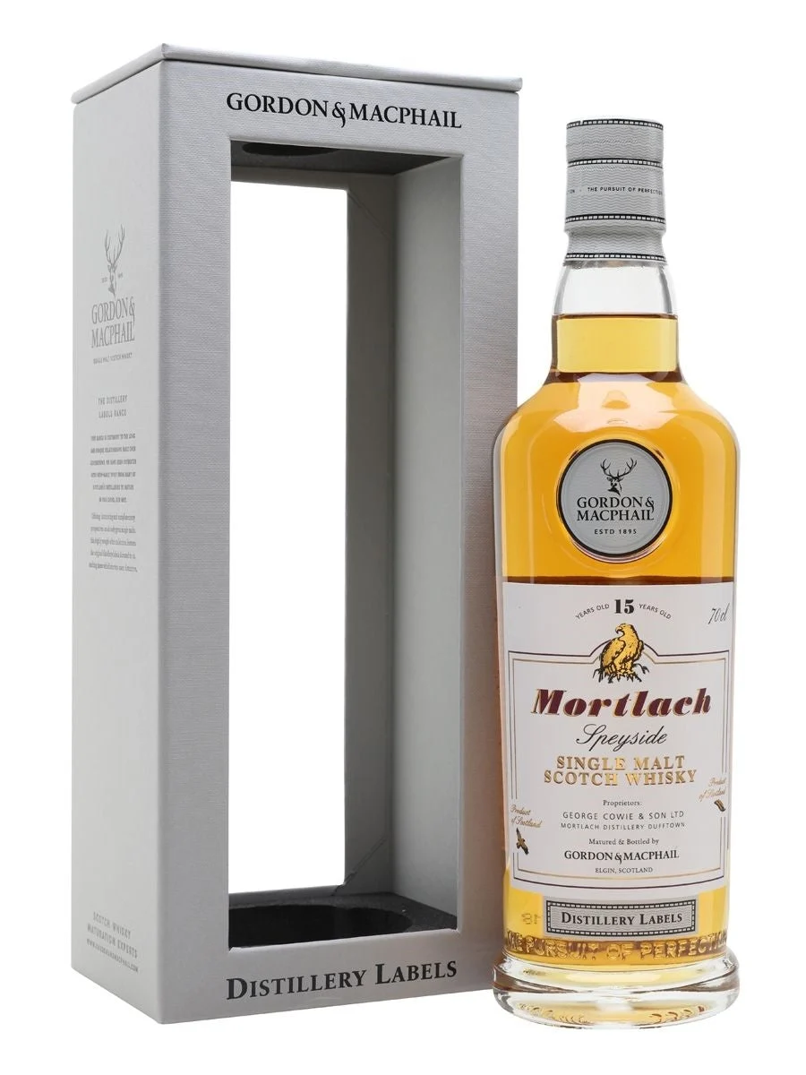 Mortlach 15 Year Old G&M Distillery Labels Speyside Single Malt Scotch Whisky | 700ML - Whiskey