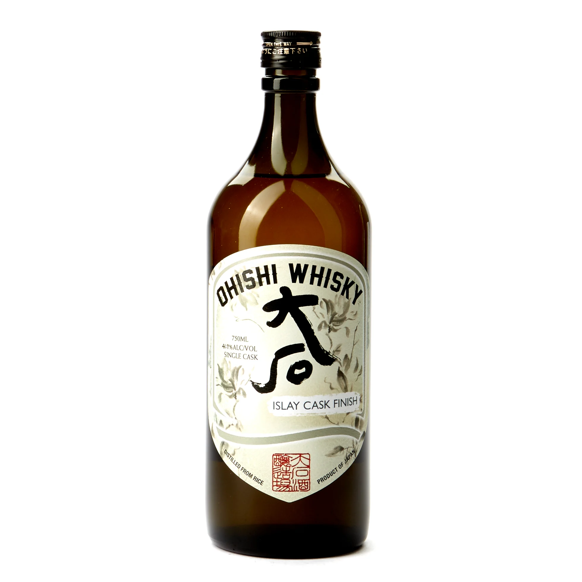 Ohishi Islay Cask Finish Japanese Whisky - Whiskey