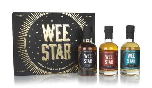 North Star Spirits The Wee Star Pack (3 x 20cl) Scotch Whisky | 600ML - Whiskey