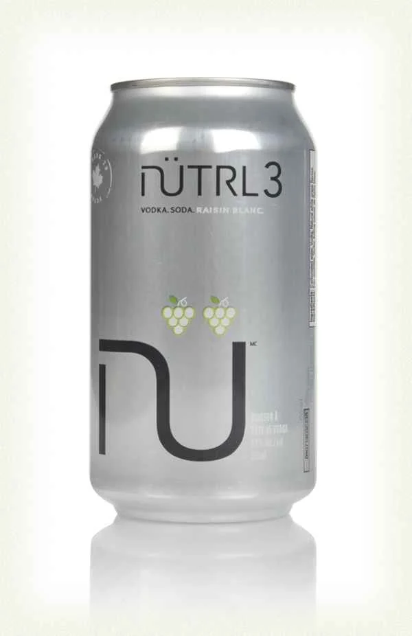 NÜTRL3 White Grape Vodka Soda Ready-to-Drink | 360ML