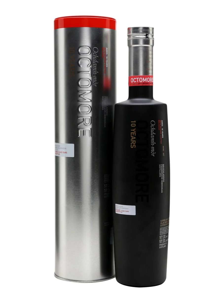 Octomore 10 Year Old 2nd Limited Edition Islay Single Malt Scotch Whisky - Whiskey