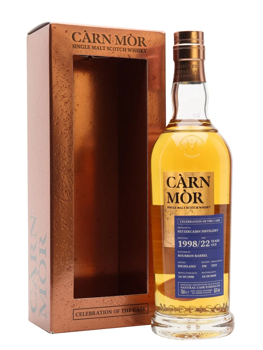 Fettercairn 1998 Celebration of the Cask Carn Mor Highland Single Malt Scotch Whisky | 700ML - Whiskey
