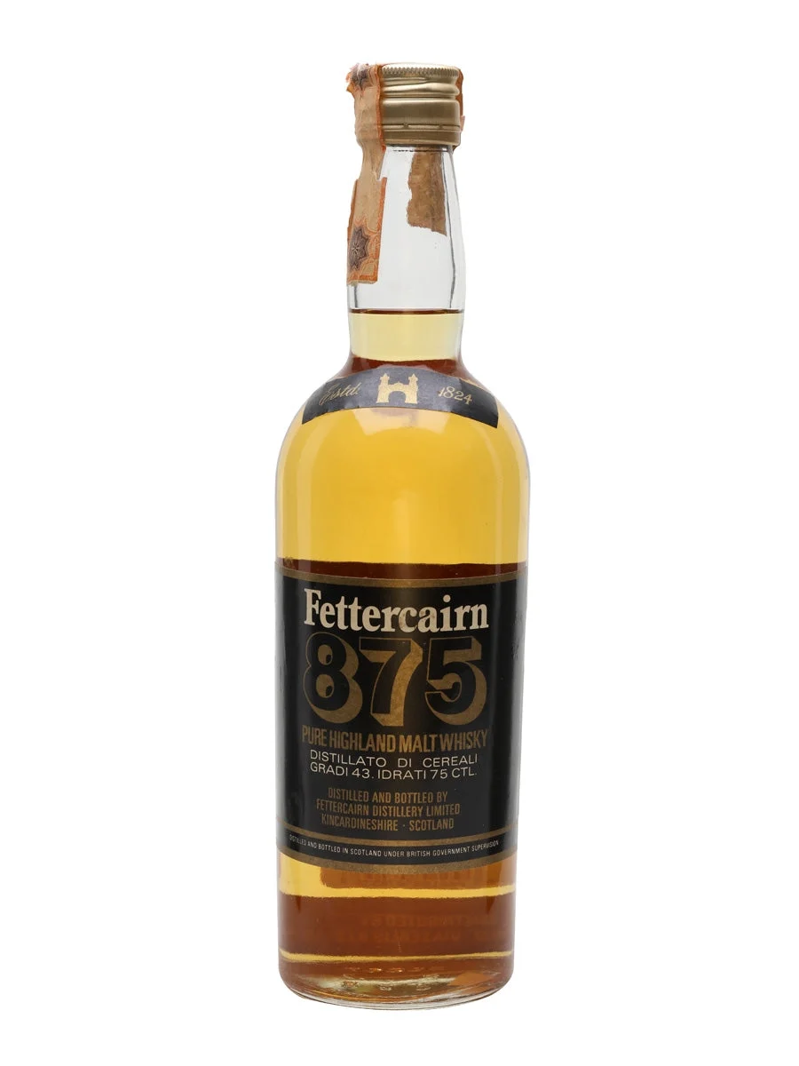 Fettercairn 875 8 Year Old Bot.1970s Highland Single Malt Scotch Whisky - Whiskey