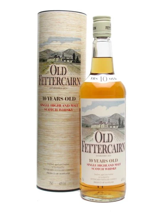 Old Fettercairn 10 Year Old Bot.1980s Highland Single Malt Scotch Whisky - Whiskey