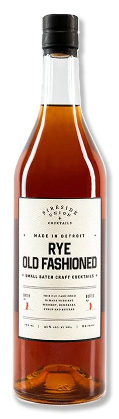 Fire Side Union Rye Old Fashioned Cocktail Ready-To-Drink