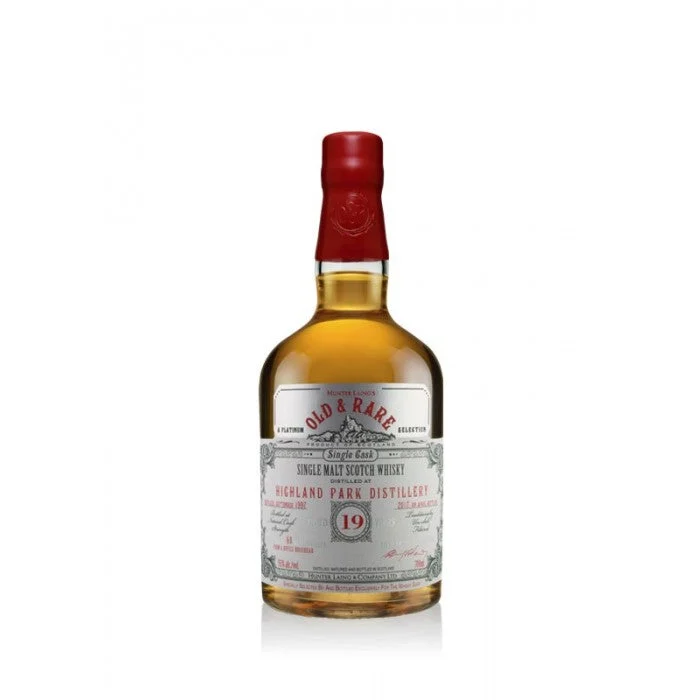 Highland Park 19 Year Old Platinum Old & Rare Island Single Malt Scotch Whisky - Whiskey