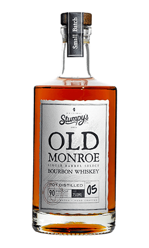 Whisky bourbon Stumpy's Old Monroe de un solo barril