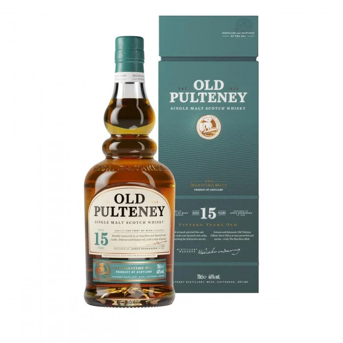 Old Pulteney 15 Year Old Single Malt Scotch Whisky - Whiskey