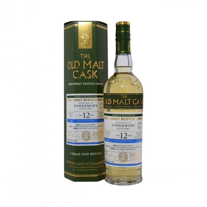 Tobermory Old Malt Cask 12 Year Old Single Malt Scotch Whisky - Whiskey