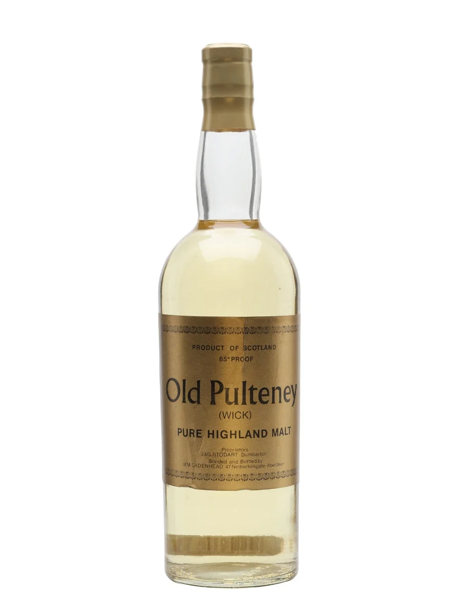Old Pulteney Bot.1960s Cadenhead's Highland Single Malt Scotch Whisky - Whiskey