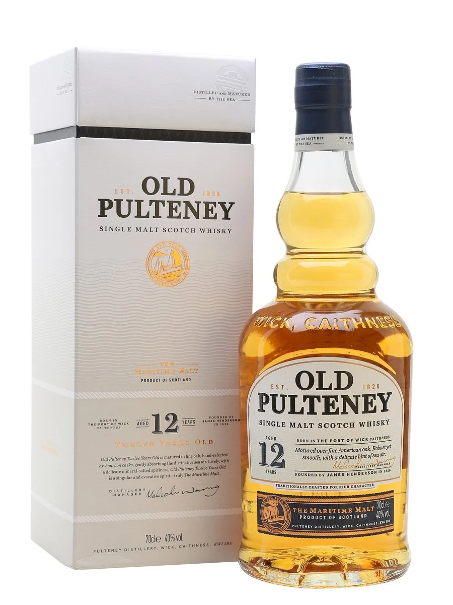 Old Pulteney 12 Year Old Highland Single Malt Scotch Whisky | 700ML - Whiskey
