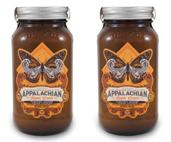 Sugarlands Shine | Electric Orange Sippin' Cream (2) Bottle Bundle - Luz de la luna