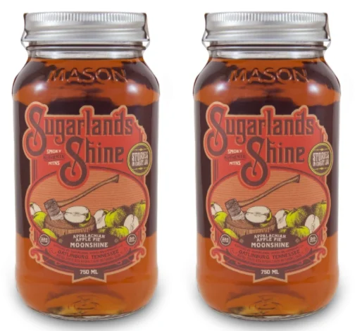 Sugarlands Shine | Appalachian Apple Pie Moonshine (2) Bottle Bundle - Luz de la luna